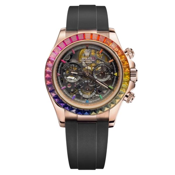 Rolex Cosmograph Daytona 40mm Blaken Skeleton Gold Art 10627