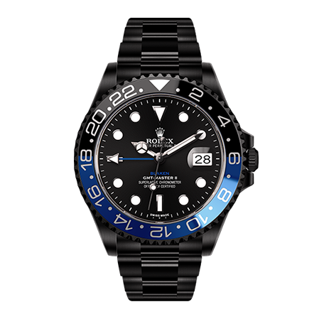Rolex GMT Master II 40mm Blaken Batman