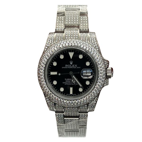 Rolex Submariner 40mm Full Pave 116610LN