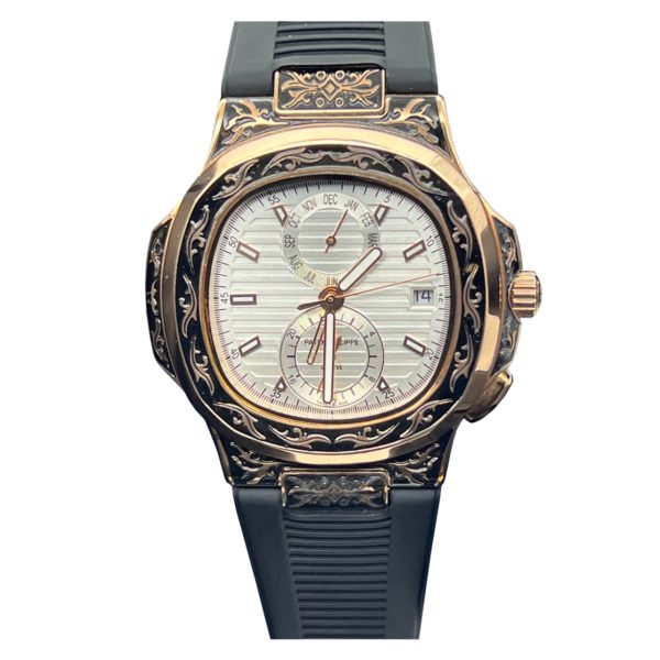 Patek Philippe Nautilus 44mm Engraved Art 6756