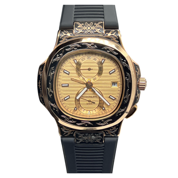 Patek Philippe Nautilus 44mm Engraved Art 8882