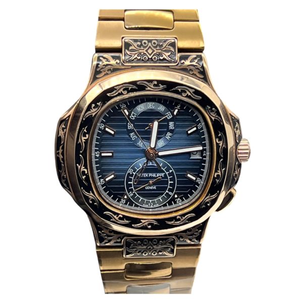 Patek Philippe Nautilus 44mm Engraved Art 9087