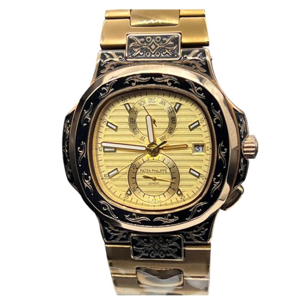Patek Philippe Nautilus 44mm Engraved Art 9090