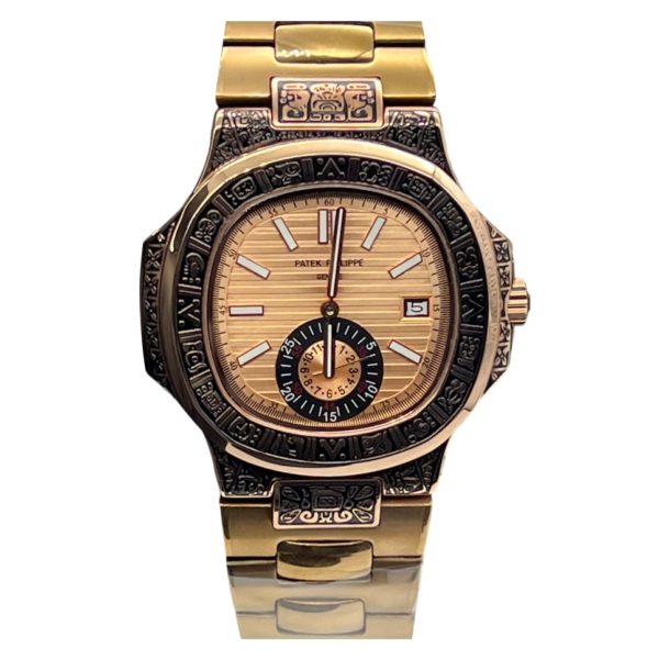 Patek Philippe Nautilus 44mm Engraved Art 9098