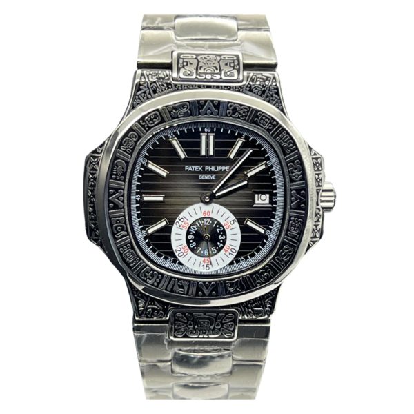 Patek Philippe Nautilus 44mm Engraved Art 9101