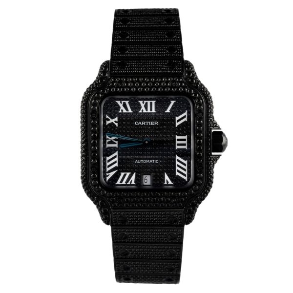 Cartier Santos de Cartier 40mm Diamond Black