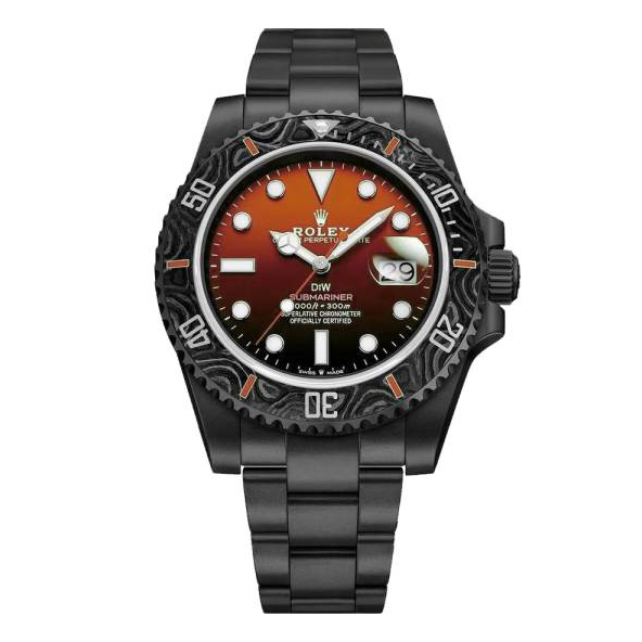 Rolex Submariner 40mm Carbon DIW Black/Orange Dial