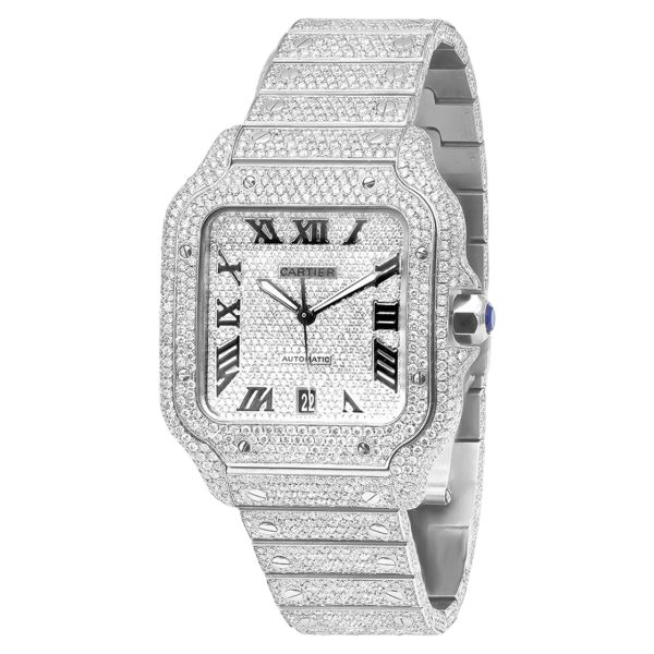 Cartier Santos de Cartier 40mm Diamond Steel