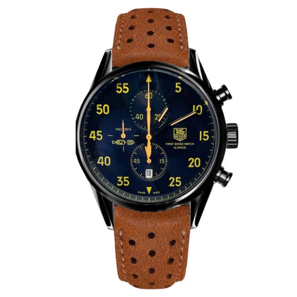 Tag Heuer Carrera 43mm First Swiss Watch in Space Art 6043