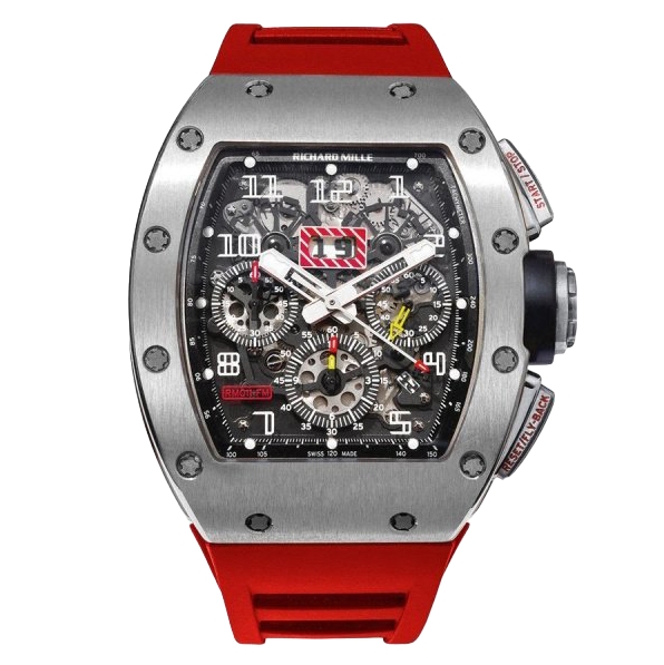Richard Mille RM 011-FM Steel Red Chronograph