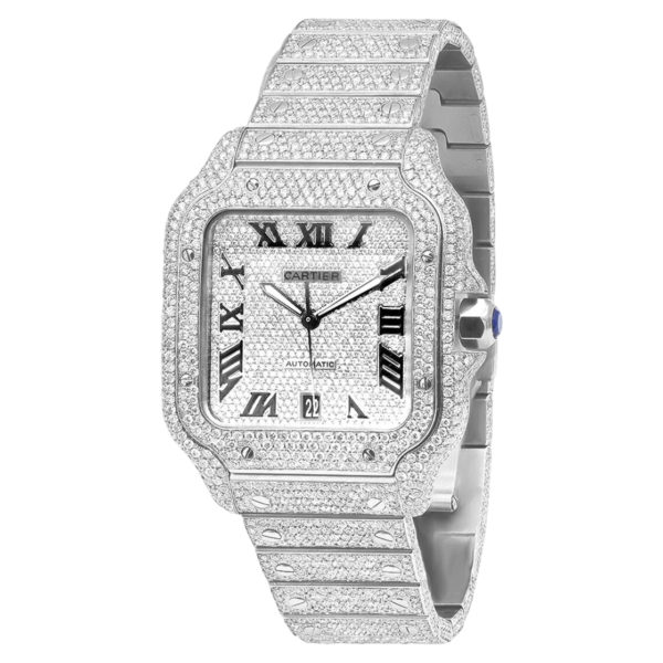 Cartier Santos de Cartier 40mm Diamond Steel V3