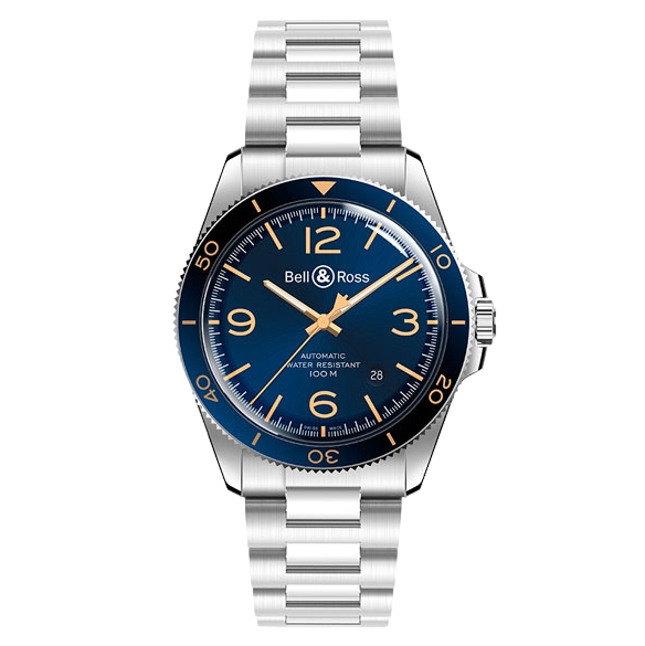 Bell & Ross Vintage 41mm BRV292-BU-G-ST