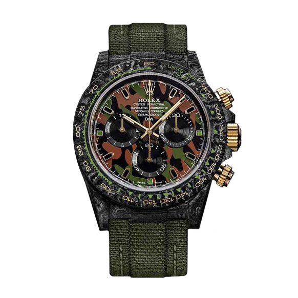 Rolex Cosmograph Daytona Carbon DIW "MILITARY GREEN UNIQUE 1"