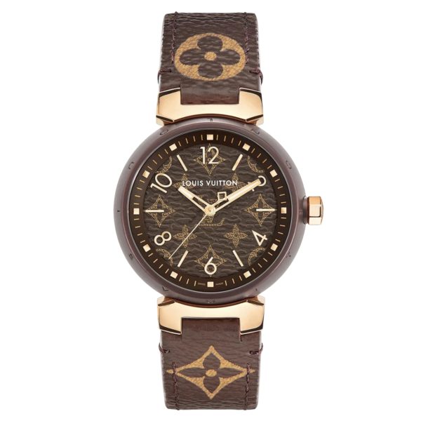 Louis Vuitton Tambour Monogram 34mm QBB166