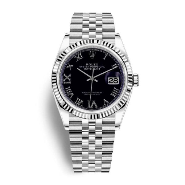 Rolex DateJust 36mm 126234 Black Steel