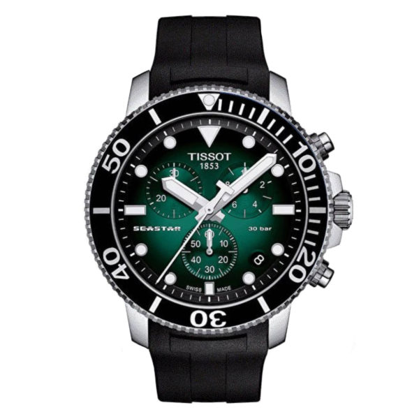 Tissot Seastar 1000 Chronograph 46mm Green Art 4063