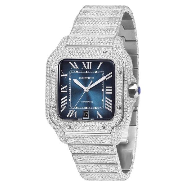 Cartier Santos de Cartier 40mm Diamond Blue
