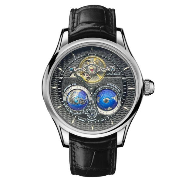 Montblanc Collection Villeret Tourbillon Cylindrique NightSky Geospheres 44mm Art 6865