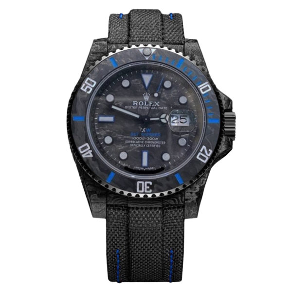 Rolex Submariner 40mm Carbon DIW Black Blue