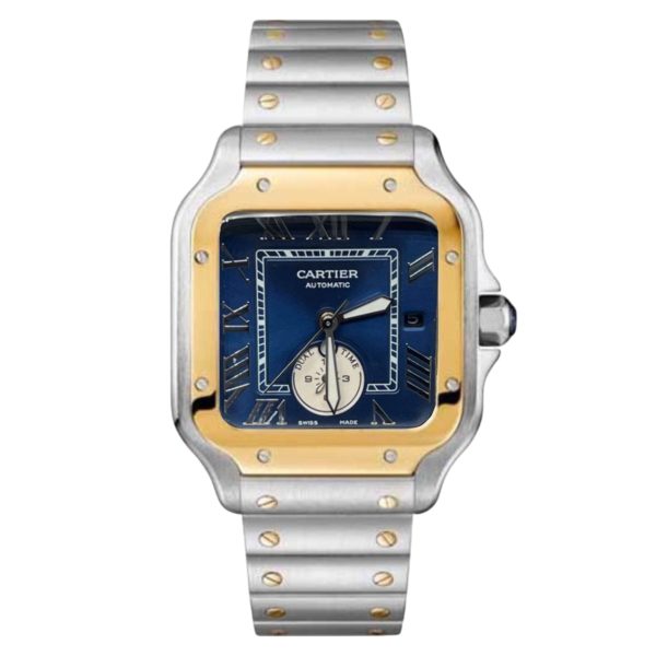 Cartier Santos De Cartier 40mm Dual Time Art 8989