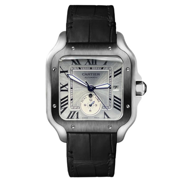 Cartier Santos De Cartier 40mm Dual Time Art 8998