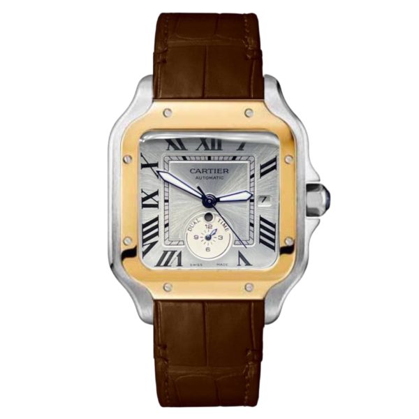 Cartier Santos De Cartier 40mm Dual Time Art 9001