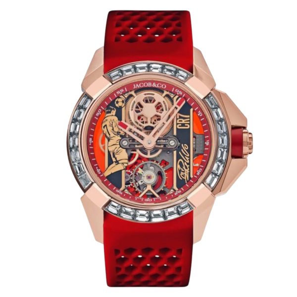 Jacob & Co Epic X Flight of CR7 EX120.43.AE.AA Baguette