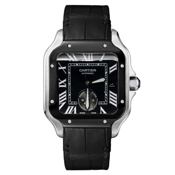 Cartier Santos De Cartier 40mm Dual Time Art 9002