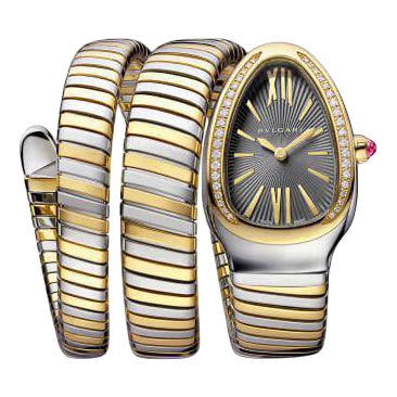 Bvlgari Serpenti Tubogas 35mm Steel Grey