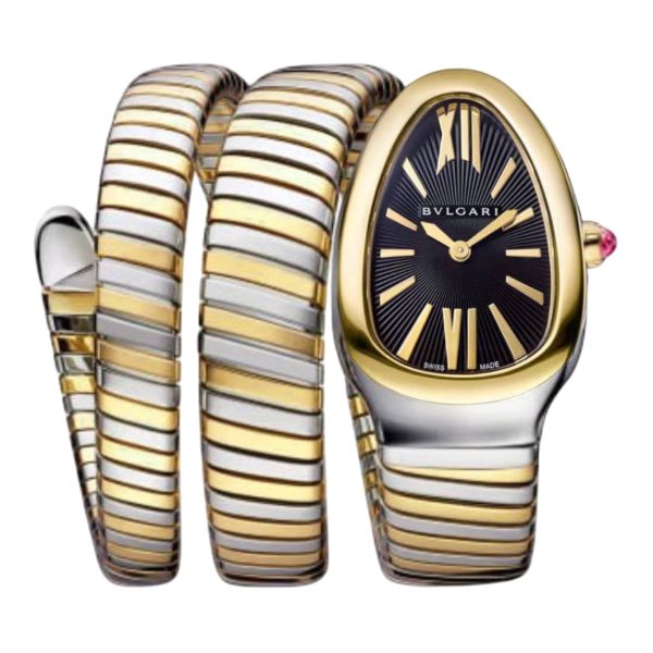 Bvlgari Serpenti Tubogas 35mm Black Steel