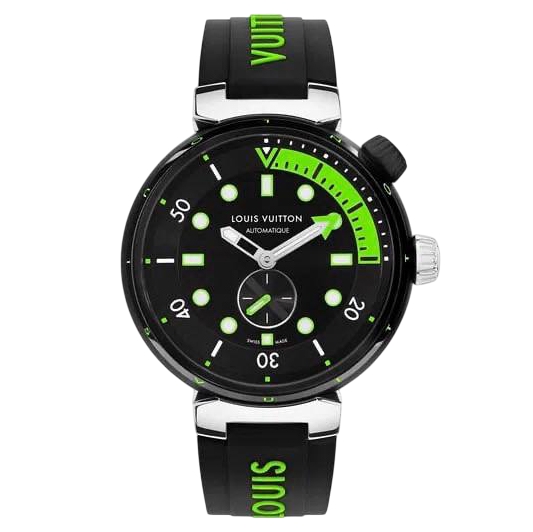 Louis Vuitton Tambour Diver 44mm Green