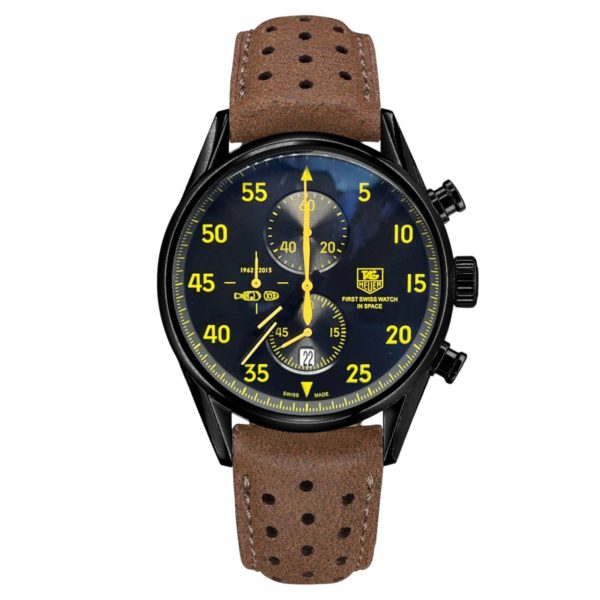 Tag Heuer Carrera 43mm First Swiss Watch in Space Art 10647